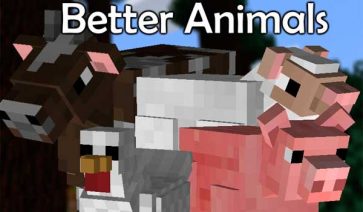 Better Animal Models Mod para Minecraft 1.16.5, 1.15.2 y 1.12.2