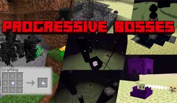 Progressive Bosses Mod para Minecraft 1.19.2, 1.18.2, 1.16.5 y 1.12.2