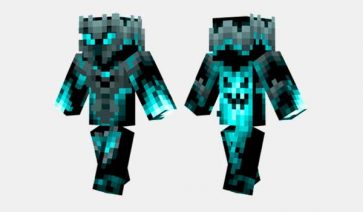 Blue Knight Skin para Minecraft