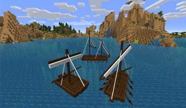 Small Ships Mod para Minecraft 1.19.2, 1.18.2, 1.17.1 y 1.16.5