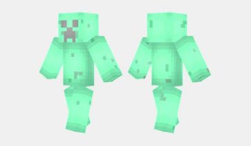 Mint Creeper Skin para Minecraft