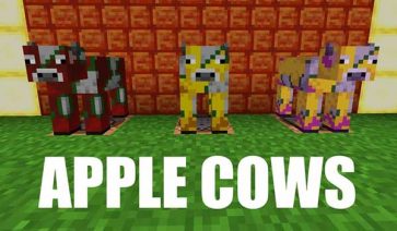 Apple Cows Mod para Minecraft 1.18.2, 1.17.1, 1.16.5 y 1.15.2