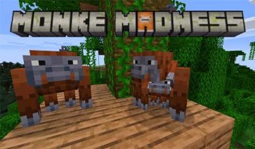 Monke Madness Mod para Minecraft 1.18.2, 1.17.1 y 1.16.5