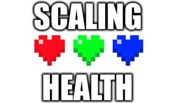 Scaling Health Mod para Minecraft 1.18.2, 1.17.1, 1.16.5 y 1.12.2