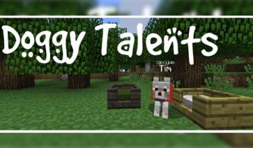 Doggy Talents Mod para Minecraft 1.18.2, 1.17.1, 1.16.5 y 1.12.2