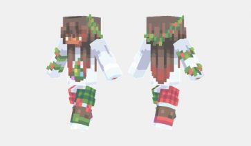 Christmas Tree Girl Skin