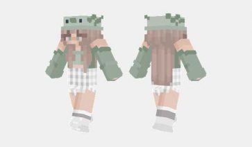 Green Axolotl Skin para Minecraft