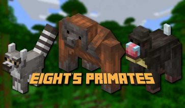 Eight's Primates Mod para Minecraft 1.18.1, 1.17.1 y 1.16.5