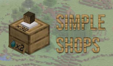 Simple Shops Mod para Minecraft 1.18.2 y 1.16.5