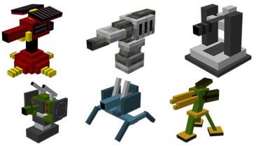 K-Turrets Mod para Minecraft 1.18.2 y 1.16.5