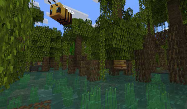 Imagen donde podemos ver el aspecto del nuevo bioma, Mangrove Swamps, que se añade en esta versión.