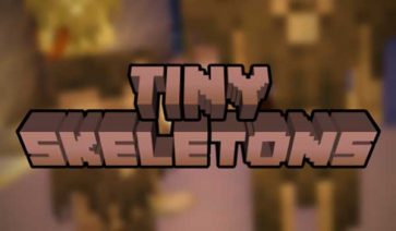 Tiny Skeletons Mod para Minecraft 1.19, 1.18.2, 1.17.1 y 1.16.5