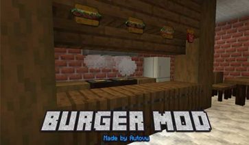 Autovw's Burger Mod para Minecraft 1.19, 1.18.2, 1.17.1, 1.16.5 y 1.12.2