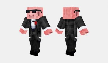 Tuxedo Pig Skin para Minecraft