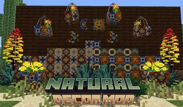Natural Decor Mod para Minecraft 1.19.2, 1.18.2 y 1.16.5