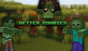 Better Zombies Texture Pack para Minecraft 1.19 y 1.18