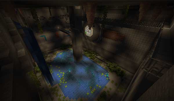 Imagen donde podemos ver una de las áreas de juego que nos encontraremos tras instalar el mapa Portal Jumps.