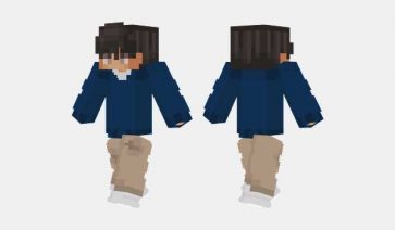 Dark Blue Sweater Skin para Minecraft