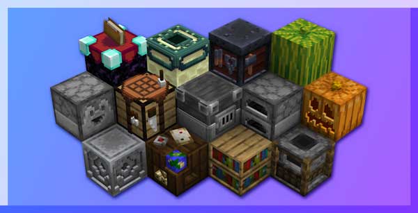 Imagen donde podemos ver el detalle tridimensional de algunos bloques de Minecraft, gracias a PolyStash Texture Pack.