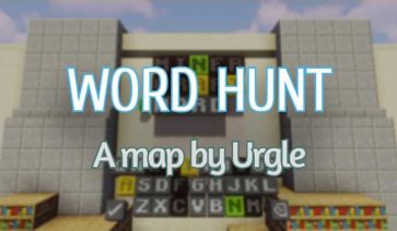 Word Hunt Map para Minecraft 1.19