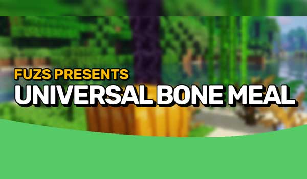 Universal Bone Meal Mod