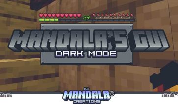 Mandala's GUI Dark Mode Texture Pack