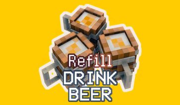 Drink Beer Refill Mod